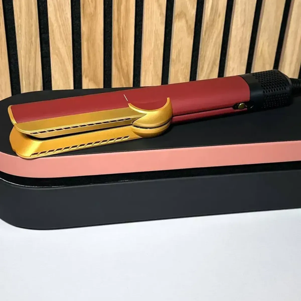 Випрямляч для волосся з кейсом HT01 Airstrait Red Velvet/Gold id06 фото