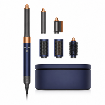 Стайлер для волосся з кейсом Airwrap Complete Long 6 насадок Prussian Blue/Copper id09 фото