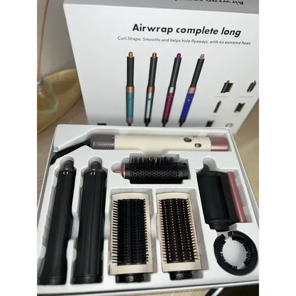 Стайлер для волосся Airwrap Complete Long 6 насадок, Ceramic Pink/Rose Gold CLO-14-00114354 фото