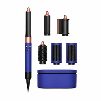 Стайлер для волосся з кейсом Airwrap Complete Long 6 насадок Vinca Blue/Rose id013 фото