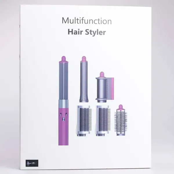 Стайлер для волосся Airwrap Complete Long 6 насадок, Fuchsia/Nickel CLO-14-001154856 фото