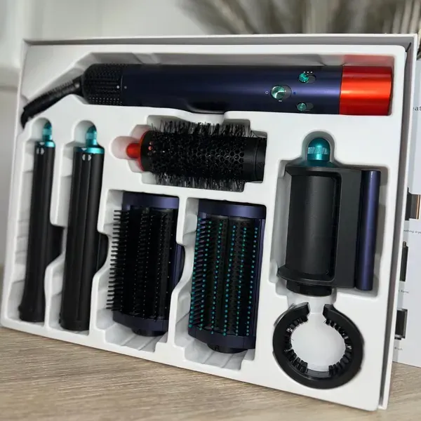 Стайлер для волосся Airwrap Complete Long 6 насадок, Blue/Orange CLO-14-0011654543534235435467 фото
