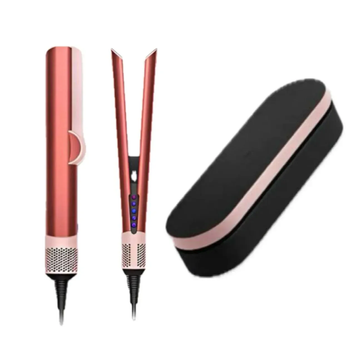 Випрямляч для волосся з кейсом HT01 Airstrait Strawberry Bronze/Blush Pink id503 фото